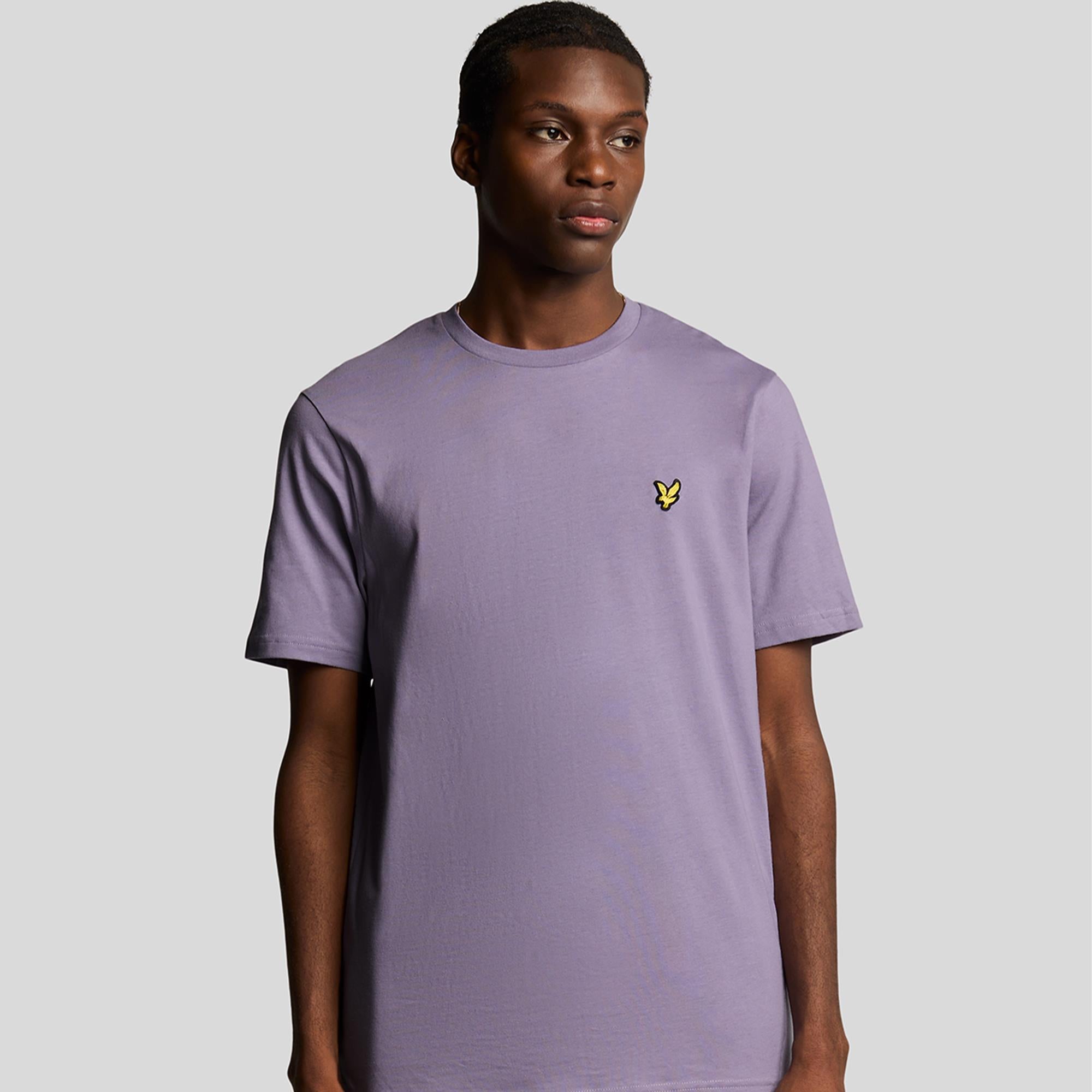 Lyle & Scott Plain Mens T-Shirt Dusk Purple